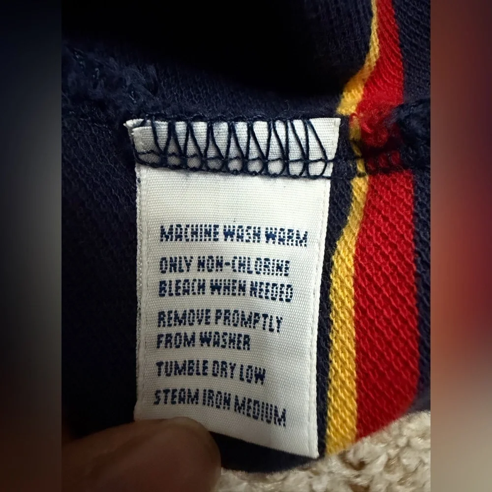 Polo by Ralph Lauren Men's Polo Shirt with Navy and Red Stripes size XL